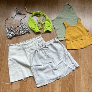 Girly bundle tops & skirts XS (053)